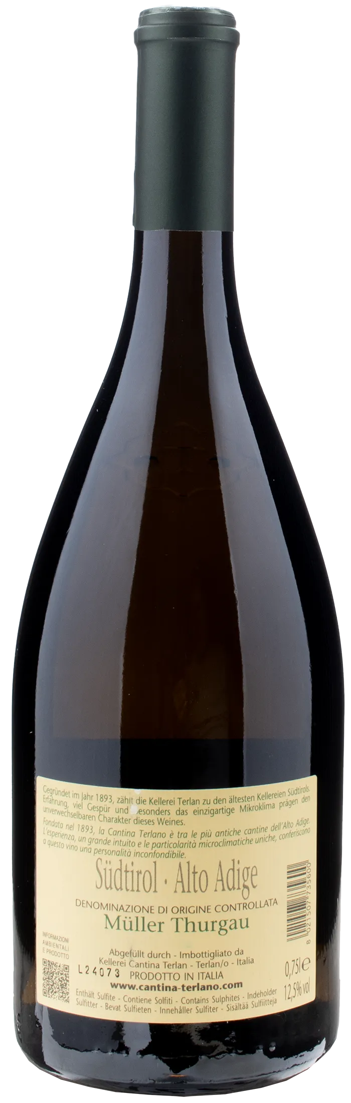 Terlano Alto Adige Muller Thurgau Tradition 2023