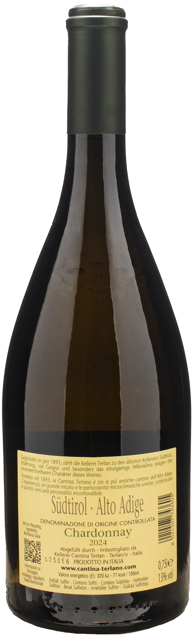 Terlano Chardonnay Tradition 2024