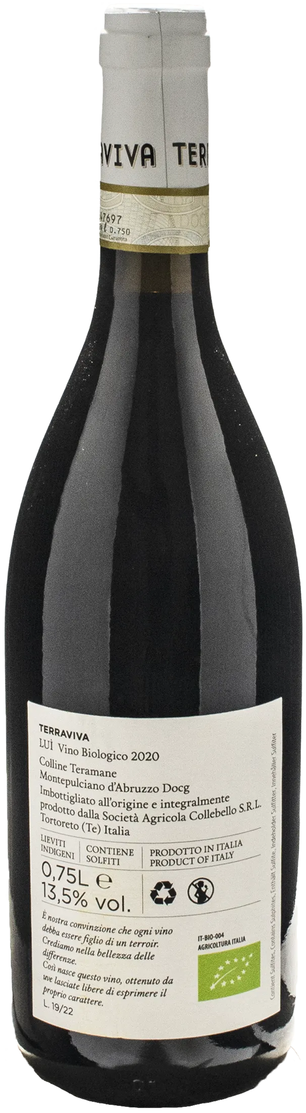 Terraviva Montepulciano d'Abruzzo Lui 2020