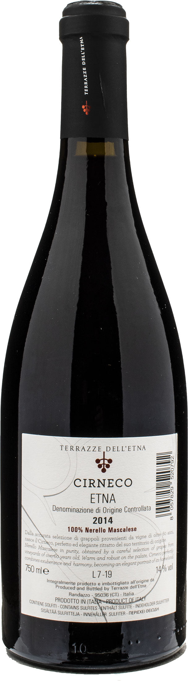 Terrazze dell'Etna Etna Rosso Cirneco 2014