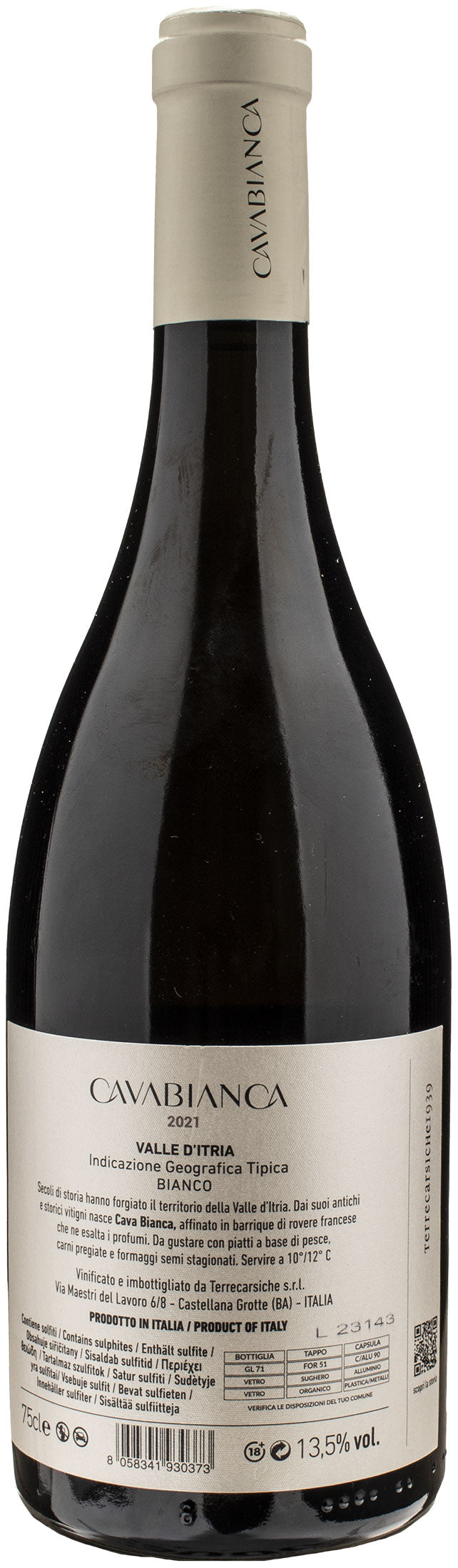 Terrecarsiche1939 Cava Bianca 2021
