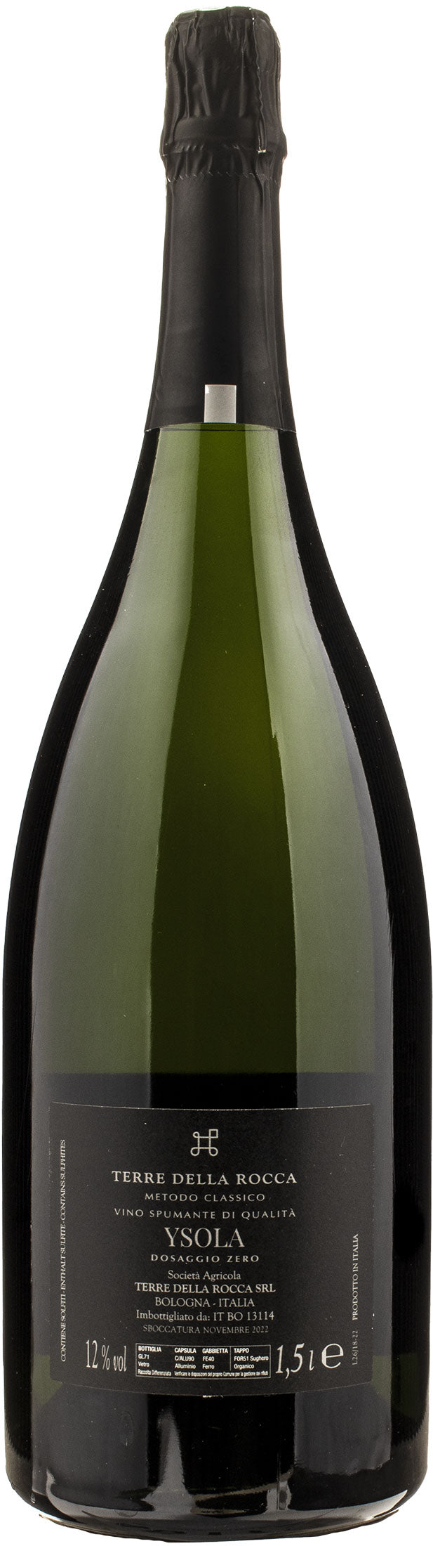 Terre della Rocca Ysola Spumante Metodo Classico Dosaggio Zero Magnum