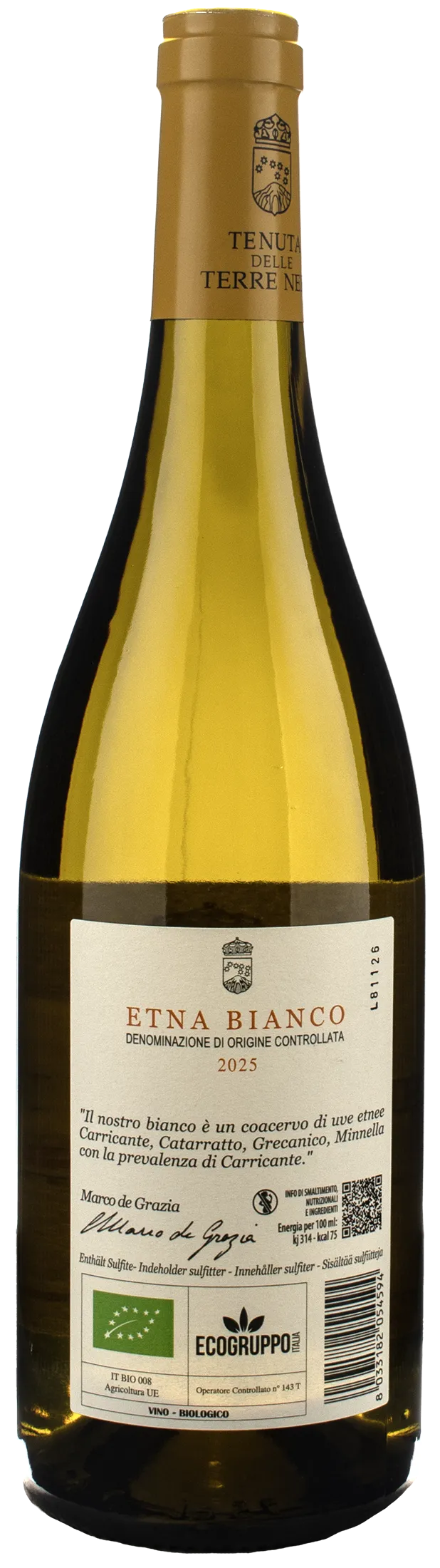 Terre Nere Etna Bianco 2025