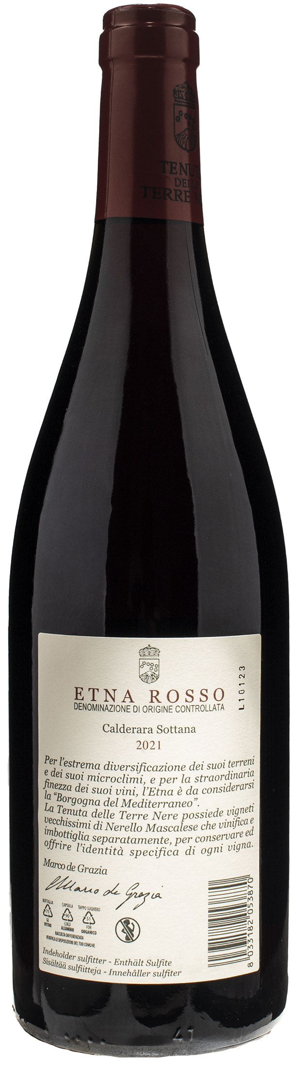 Terre Nere Etna Rosso Calderara Sottana 2021