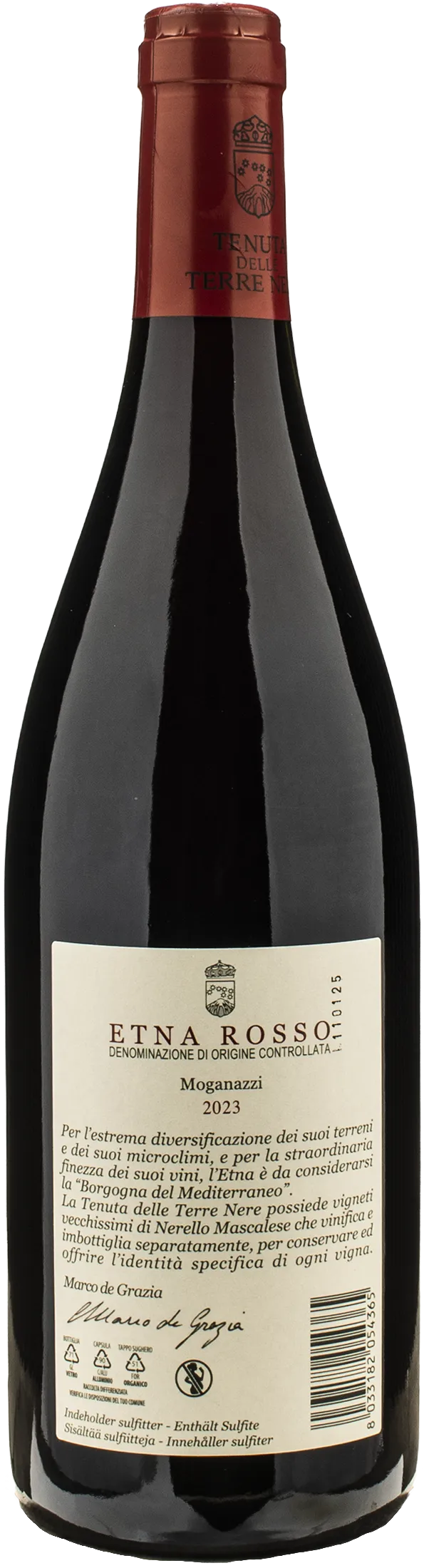 Terre Nere Etna Rosso Moganazzi Vecchie Vigne 2023