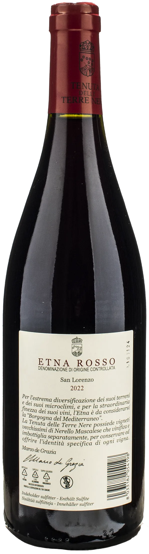 Terre Nere Etna Rosso San Lorenzo 2022