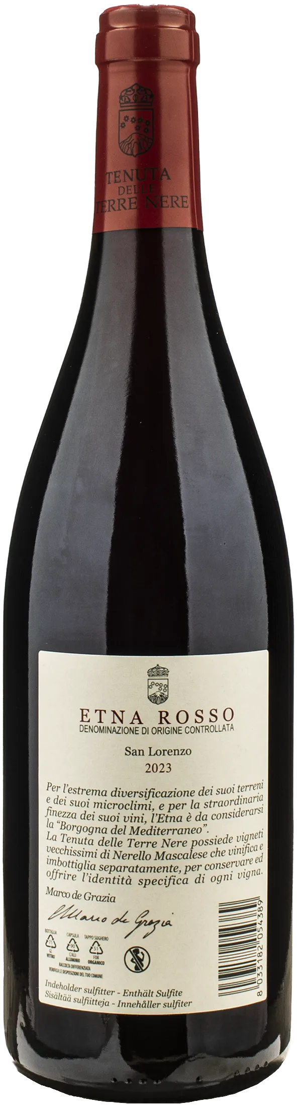 Terre Nere Etna Rosso San Lorenzo 2023