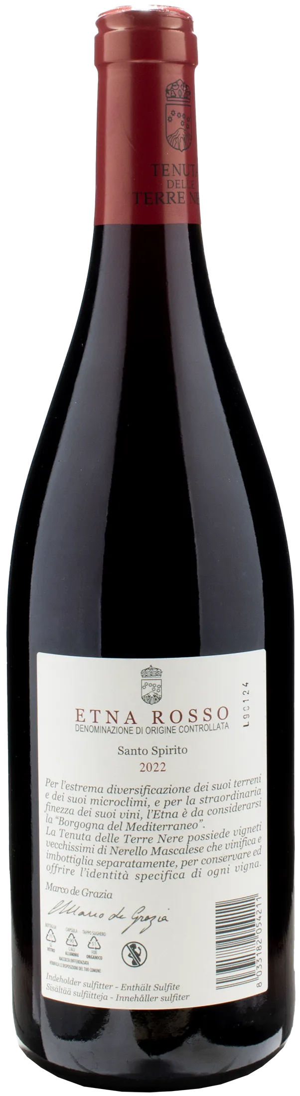 Terre Nere Etna Rosso Santo Spirito 2022