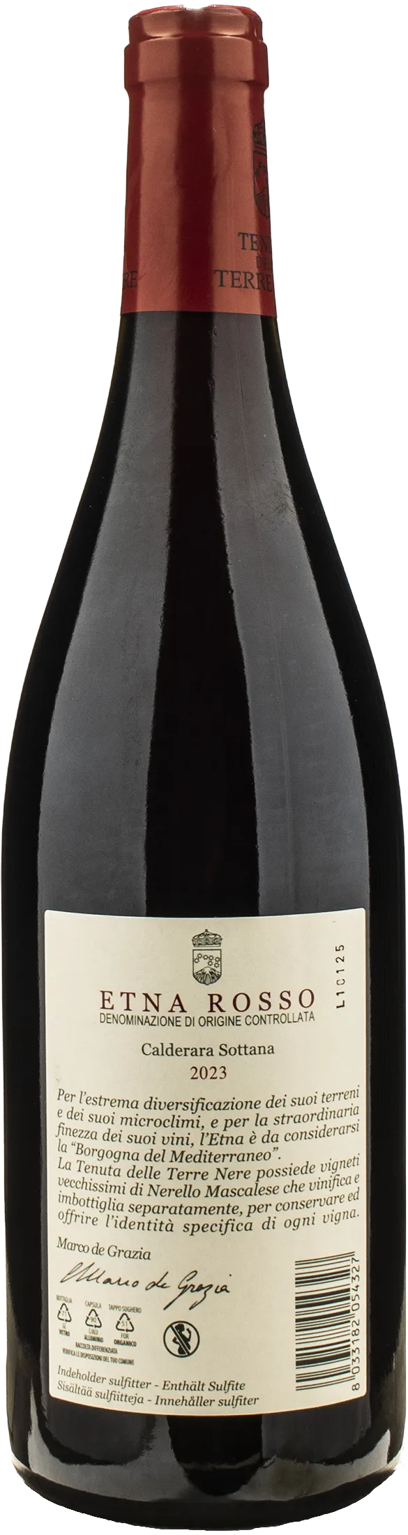 Terre Nere Etna Rosso Calderara Sottana 2023