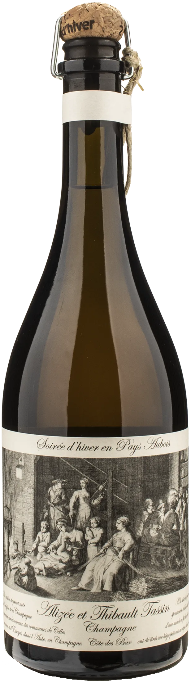 Thibault Tassin Champagne Blanc de Noirs Brut Nature Pinot Noir Soiree d'Hiver en Pays Aubois 2022