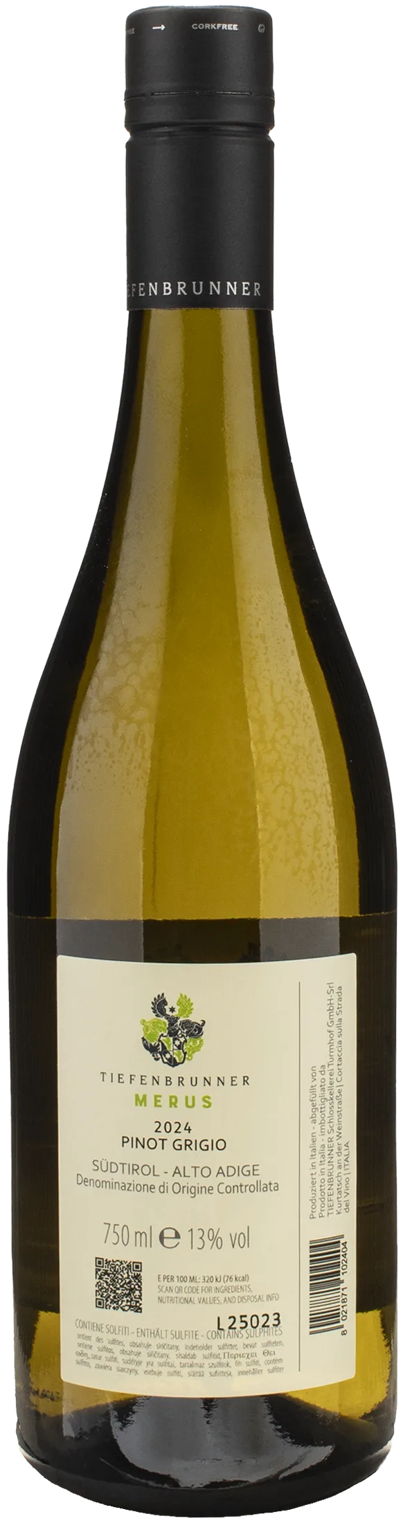 Tiefenbrunner Merus Pinot Grigio 2024