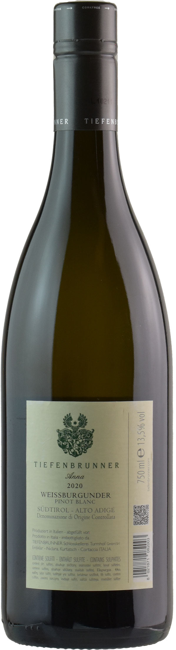 Tiefenbrunner Pinot Bianco Anna 2020