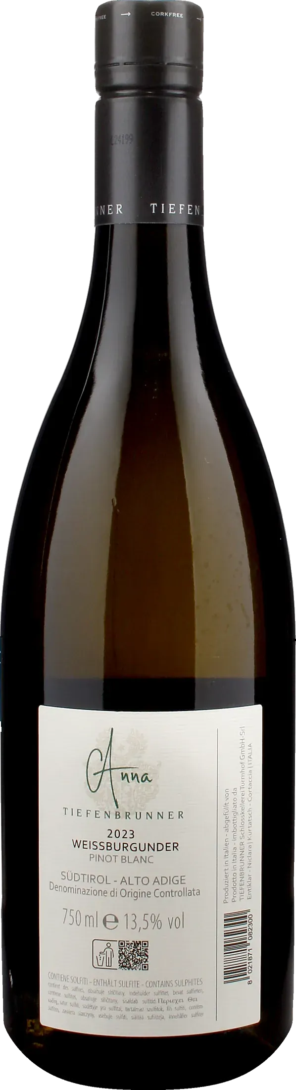 Tiefenbrunner Pinot Bianco Anna 2023