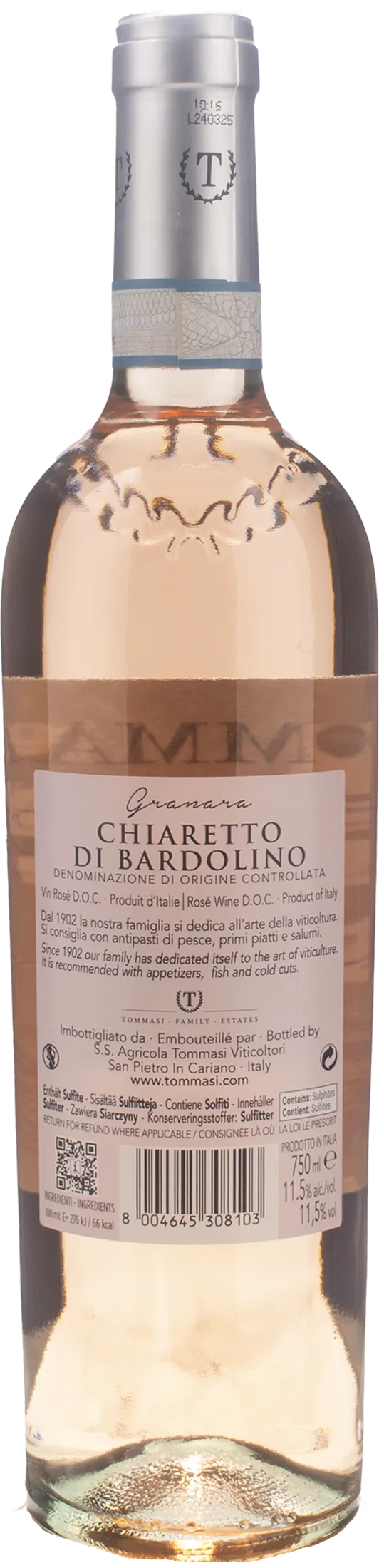 Tommasi Bardolino Chiaretto Fossa Granara 2024