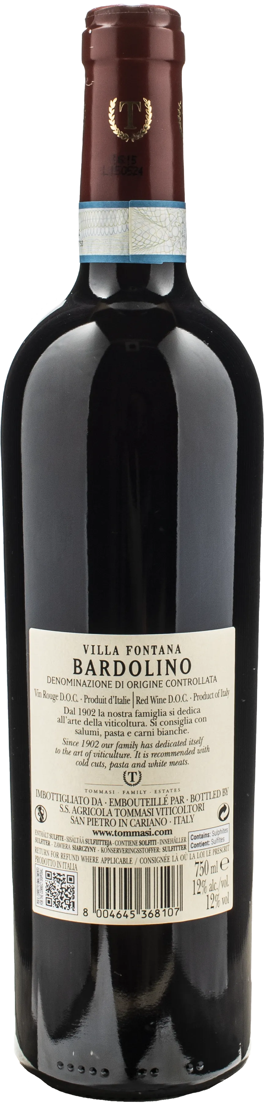 Tommasi Villa Fontana Bardolino 2023