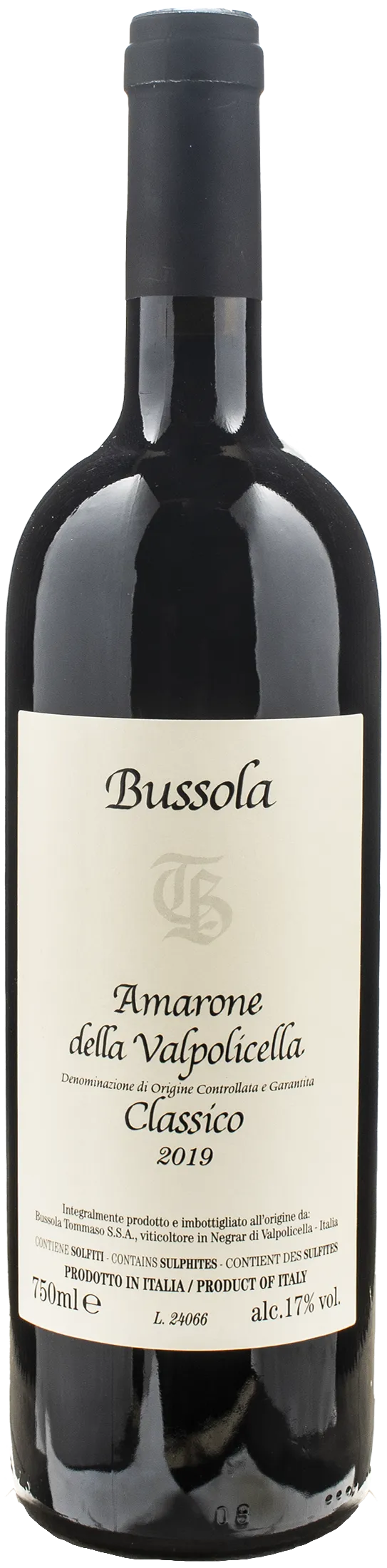 Tommaso Bussola Amarone della Valpolicella Classico TB 2019