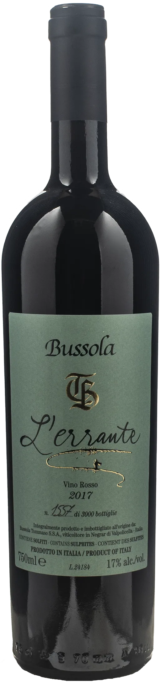Tommaso Bussola L'Errante Rosso 2017