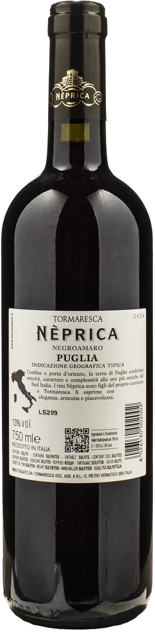 Tormaresca Neprica Negroamaro 2024