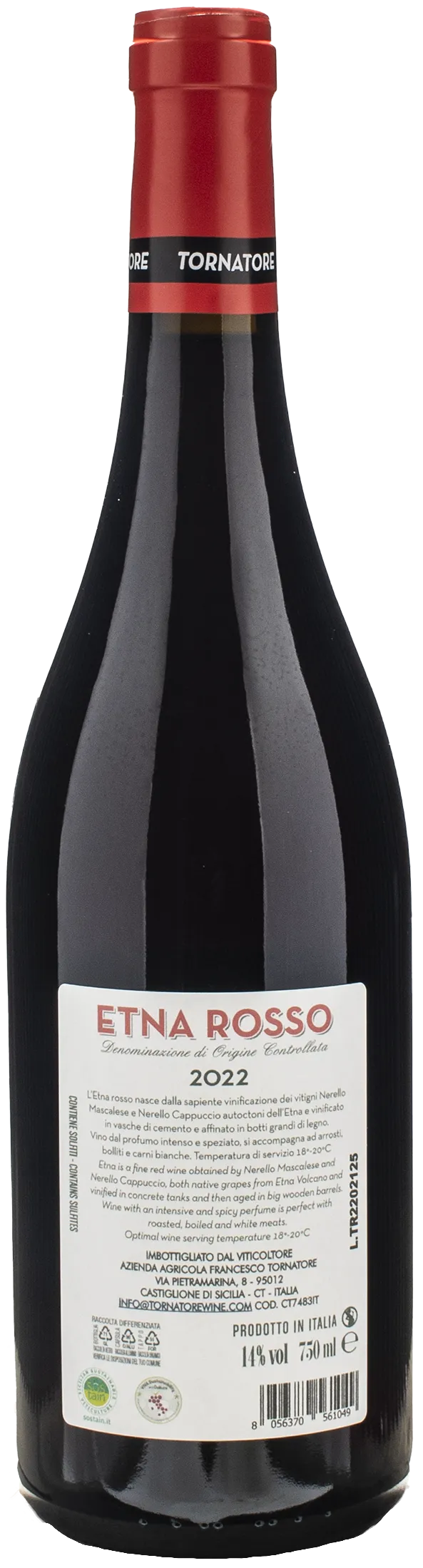 Tornatore Etna Rosso 2022