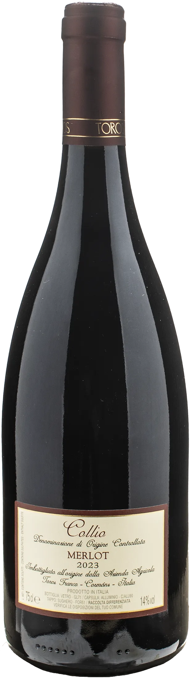 Toros Collio Merlot 2023