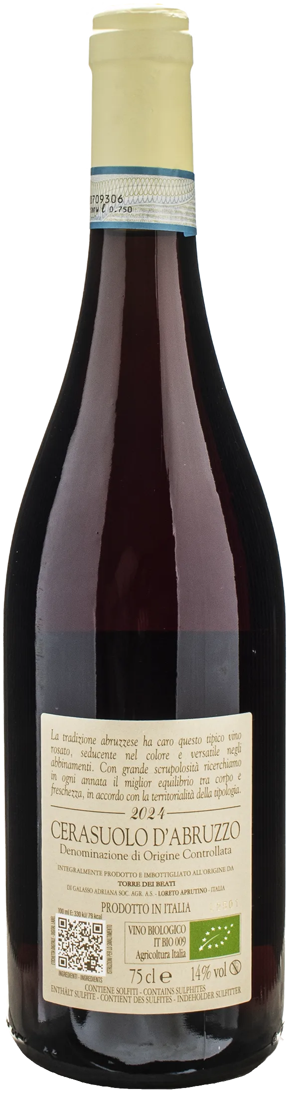 Torre dei Beati Cerasuolo d'Abruzzo Rosa-ae 2024