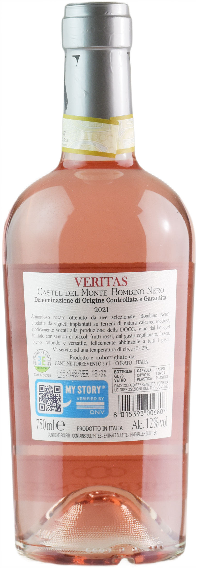 Torrevento Bombino Nero Castel del Monte Veritas 2021