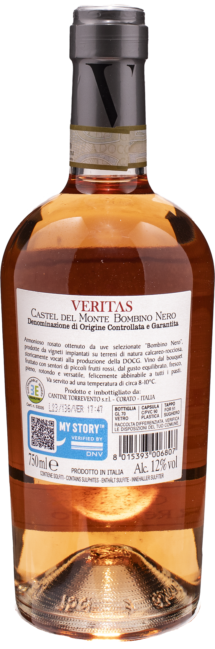 Torrevento Bombino Nero Castel del Monte Veritas 2022