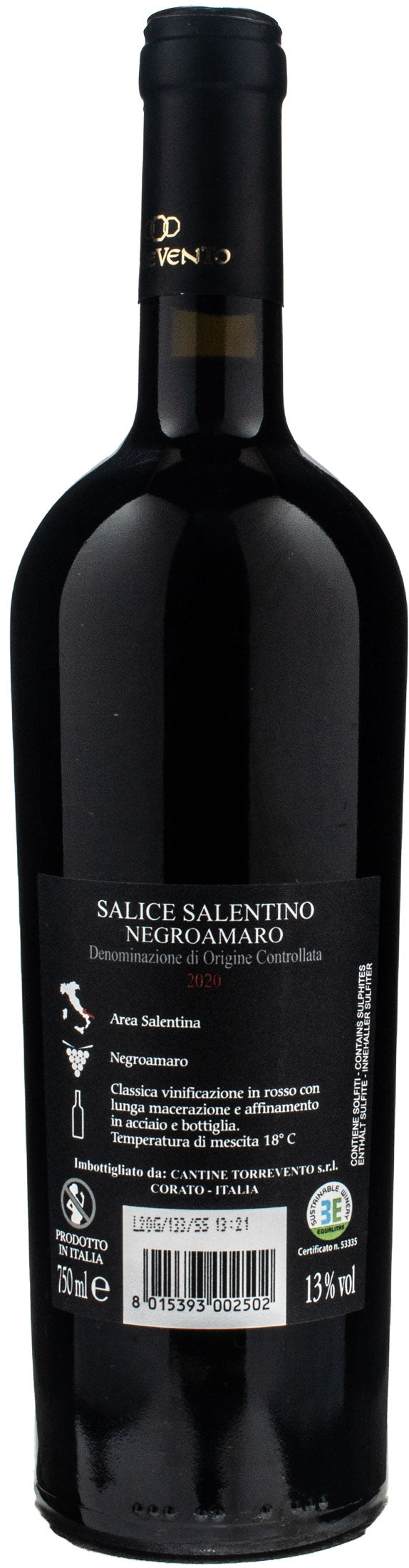 Torrevento Salice Salentino Negroamaro Faneros 2020