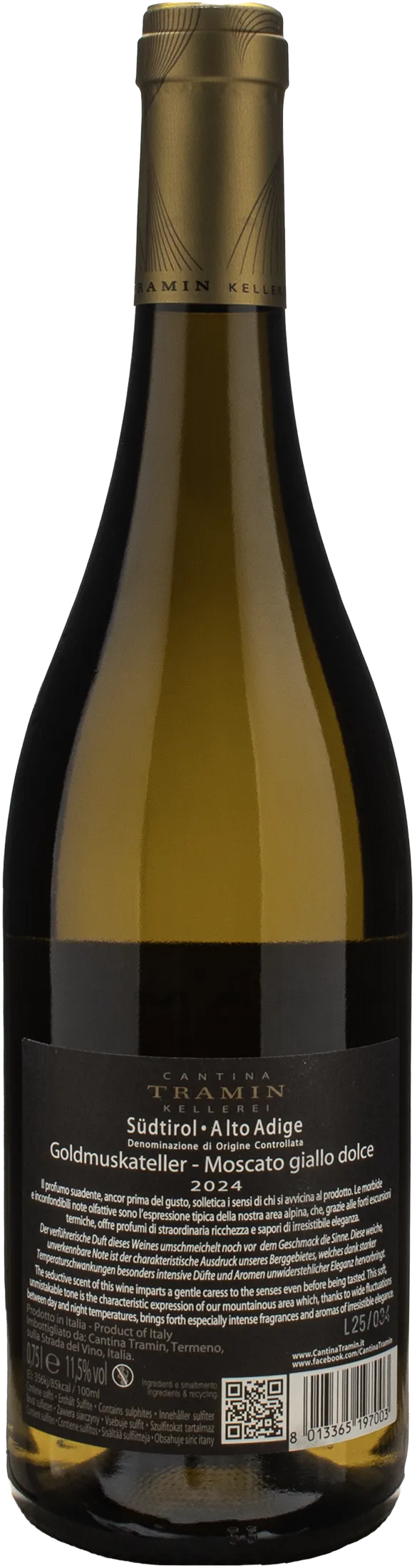 Tramin Moscato Giallo 2024
