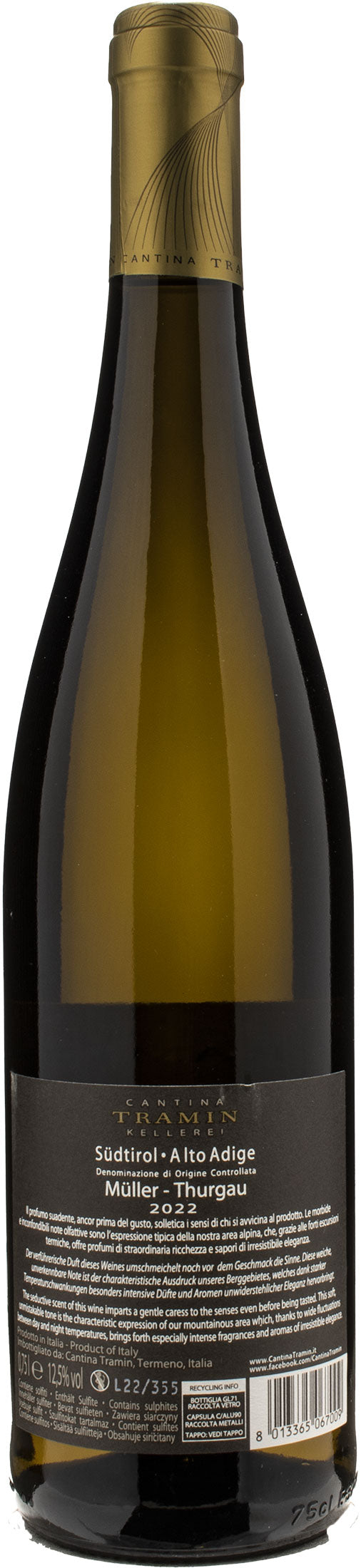 Tramin Muller Thurgau 2022