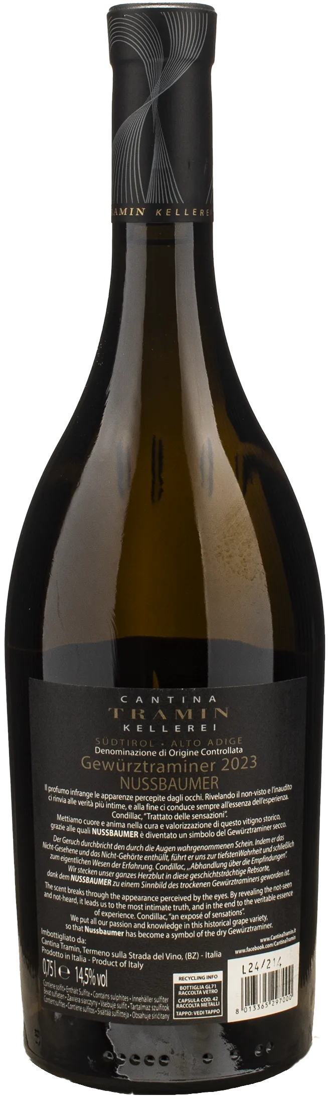 Tramin Nussbaumer Gewurztraminer 2023