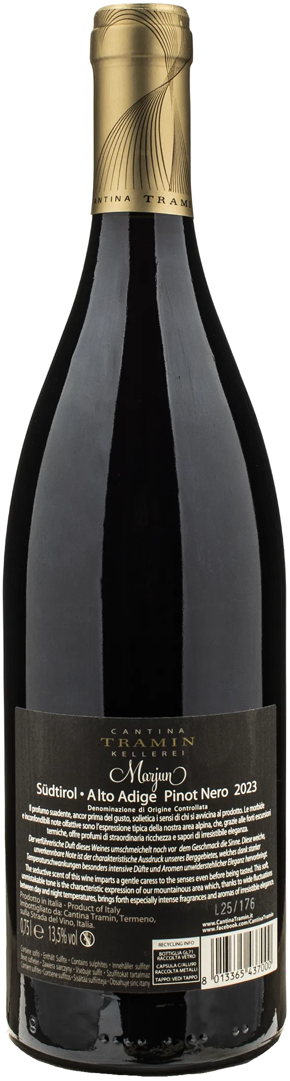 Tramin Pinot Nero Marjun 2023