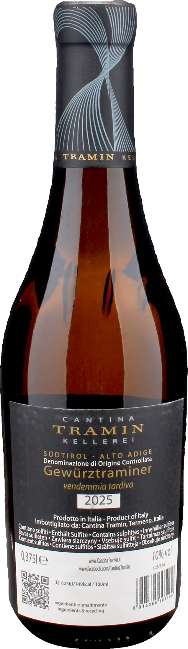 Tramin Roen Gewurztraminer Vendemmia Tardiva 0.375L 2025