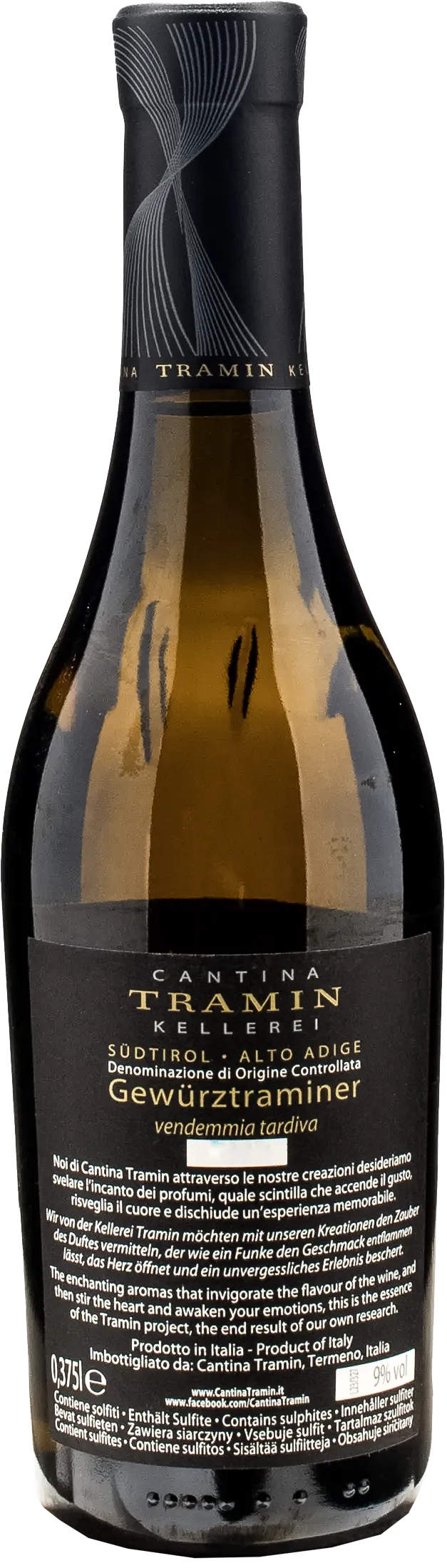 Tramin Terminum Gewurztraminer Vendemmia Tardiva 0.375L 2022