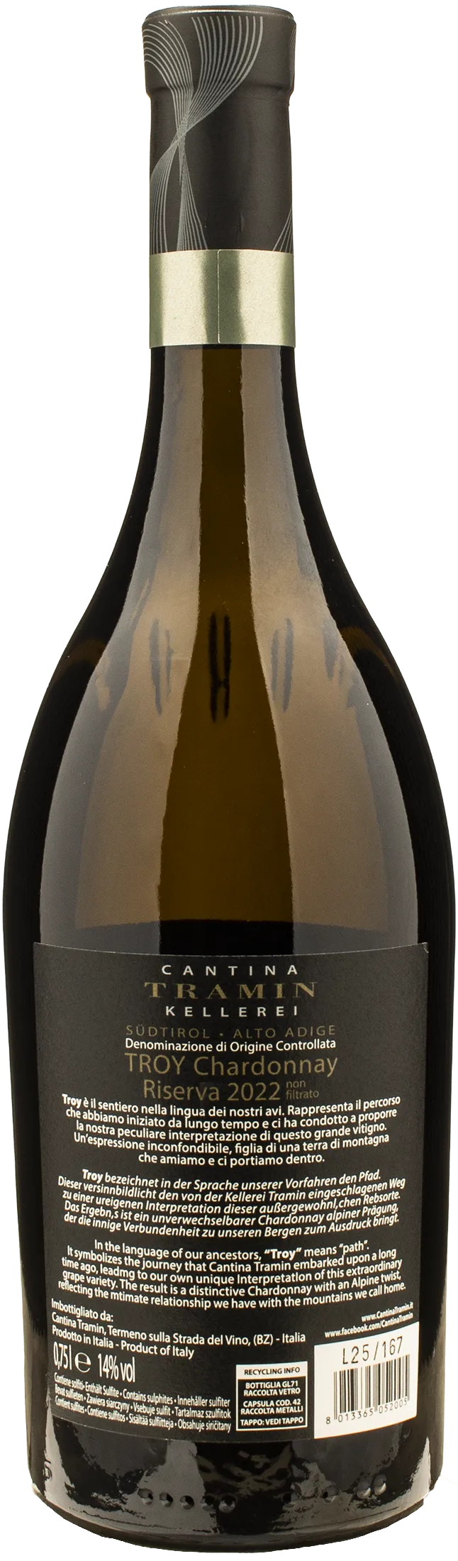 Tramin Troy Chardonnay Riserva 2022