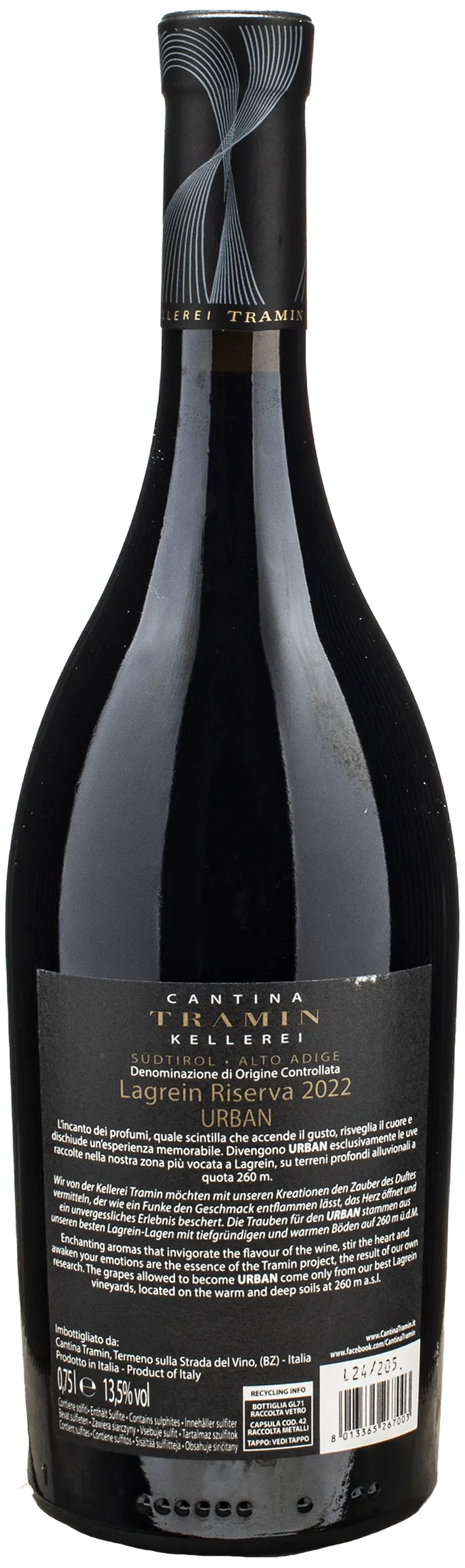 Tramin Urban Lagrein Riserva 2022