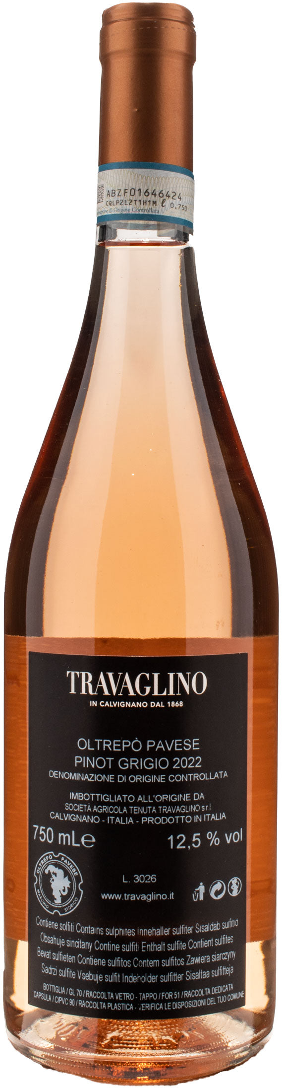 Travaglino Pinot Grigio Ramato 2022