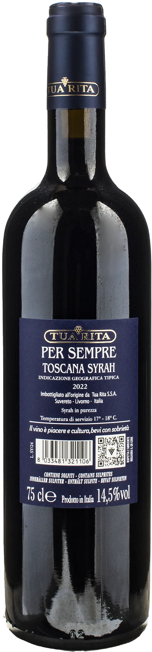 Tua Rita Per Sempre Syrah 2022