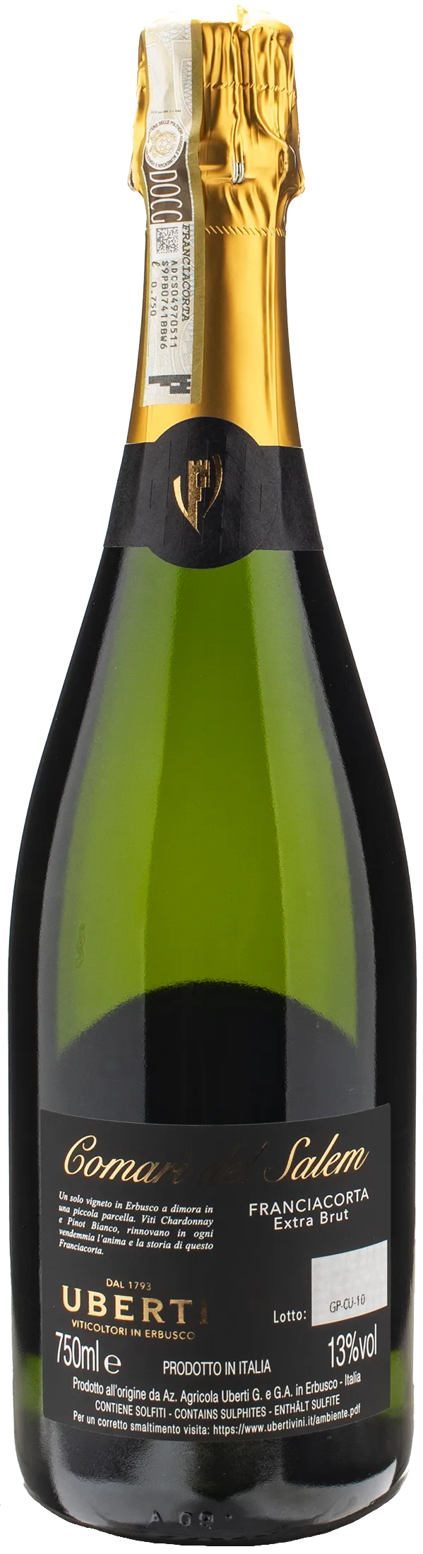 Uberti Franciacorta Comari del Salem Extra Brut 2017