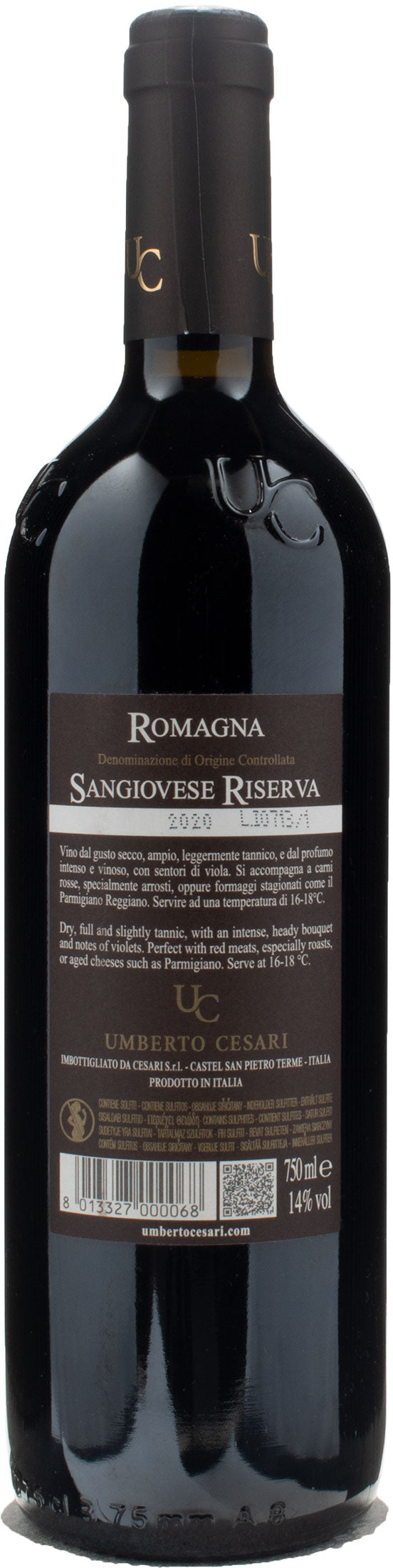 Umberto Cesari Romagna Sangiovese Riserva 2020