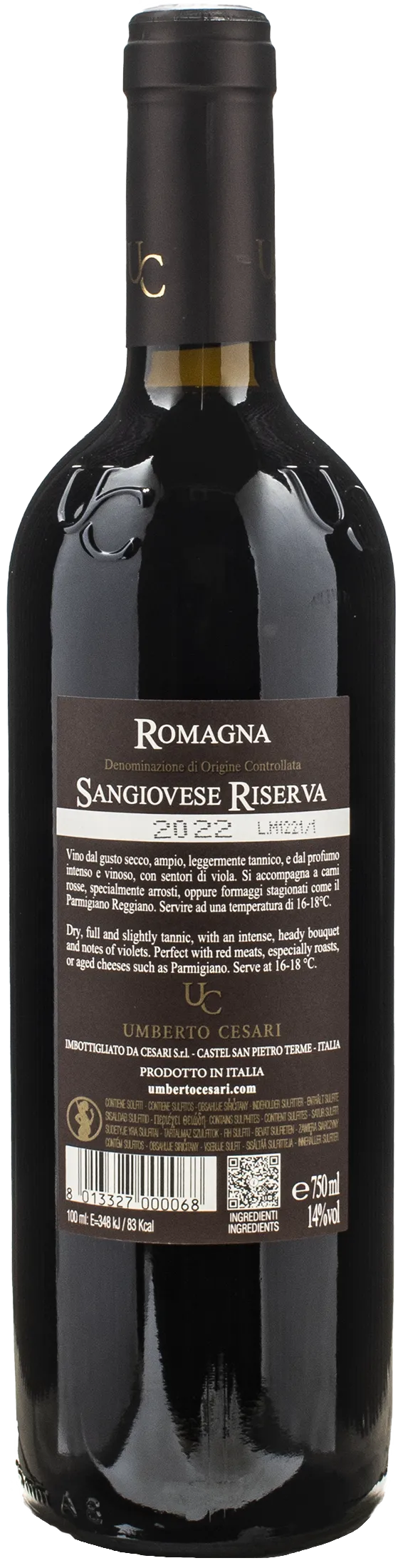 Umberto Cesari Romagna Sangiovese Riserva 2022