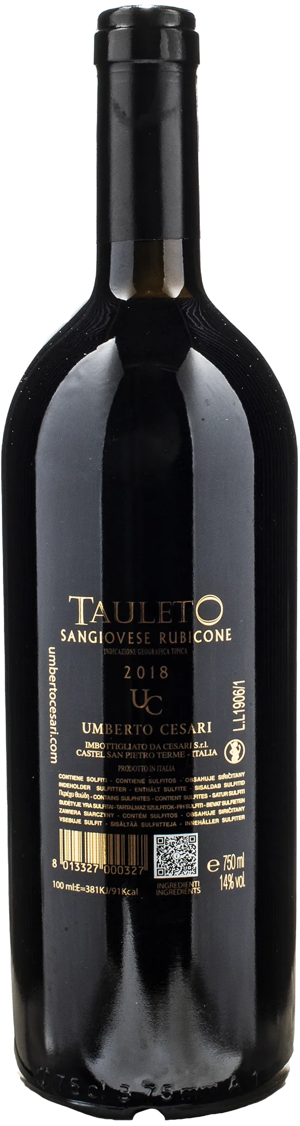 Umberto Cesari Tauleto Sangiovese 2018