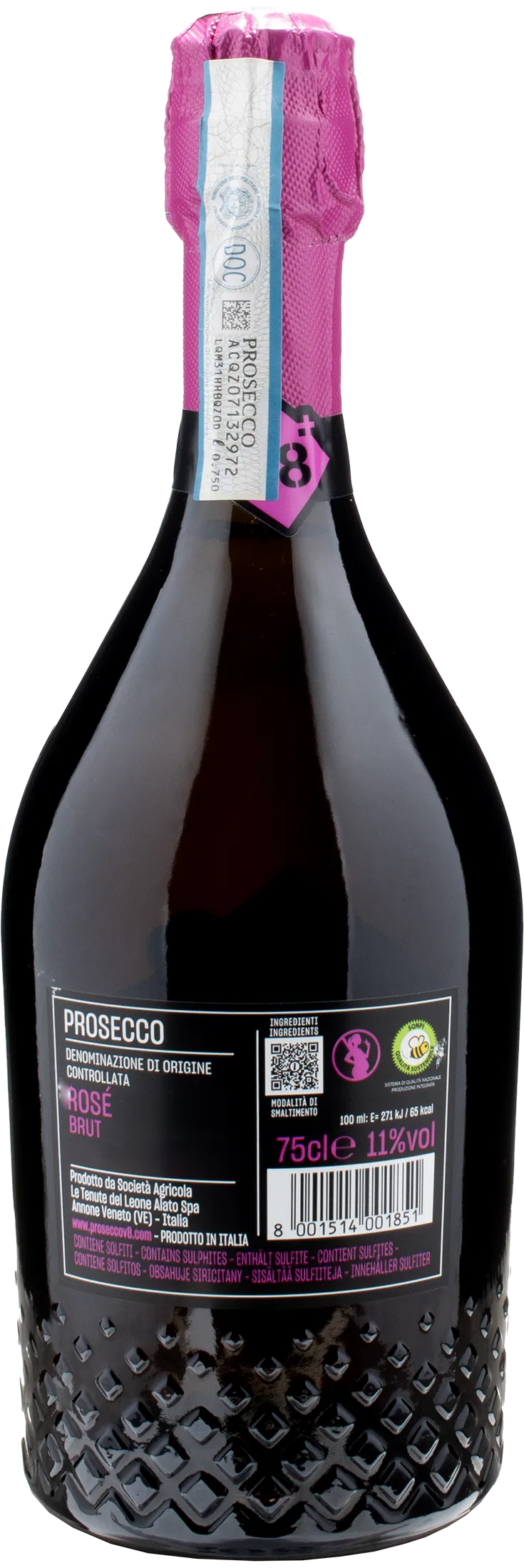 V8 + Prosecco Rosè Prosecco Brut Lele Millesimato 2023