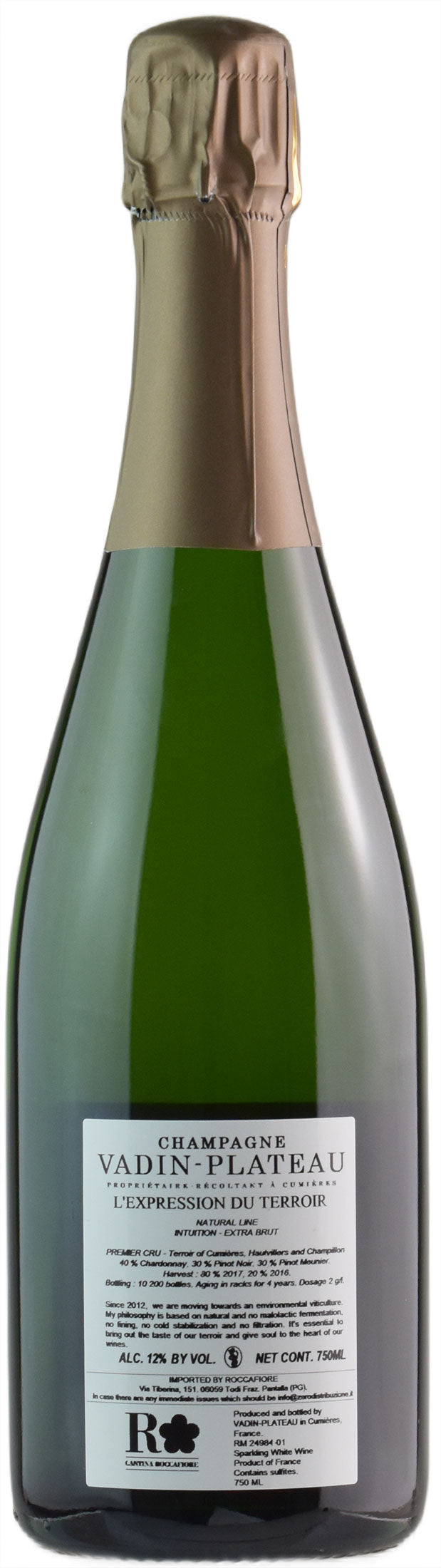 Vadin-Plateau Champagne Premier Cru Intuition Extra Brut