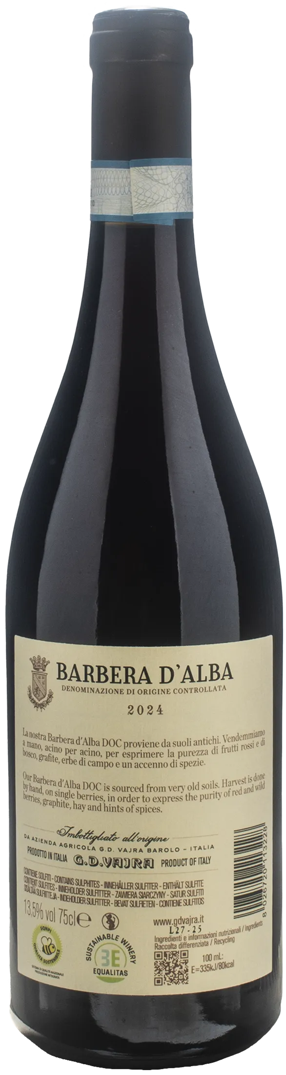 Vajra G.D. Barbera d'Alba 2024