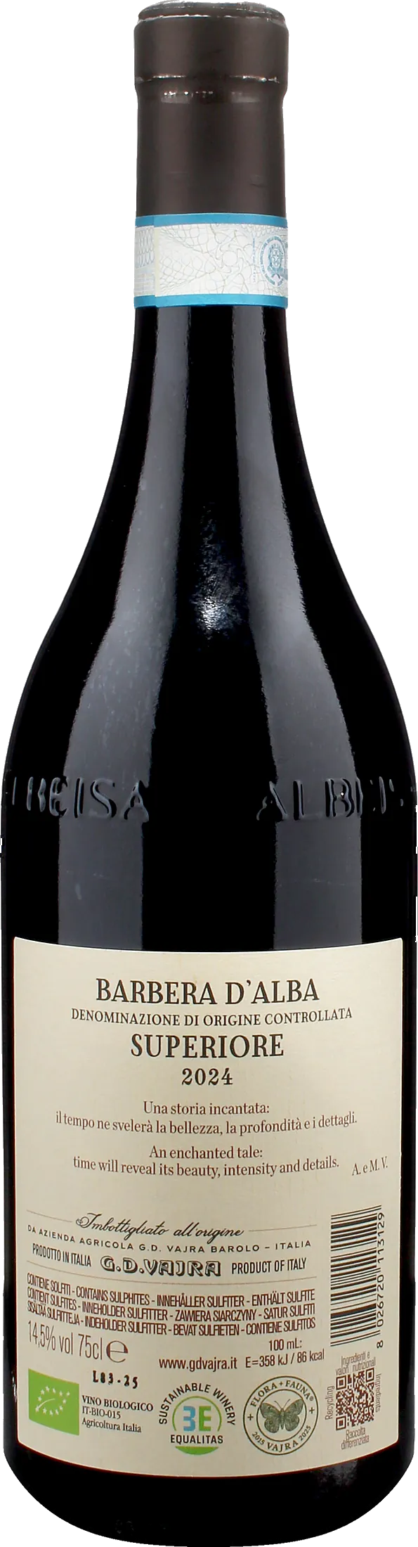 Vajra G.D. Barbera d'Alba Superiore Viola delle Viole 2024