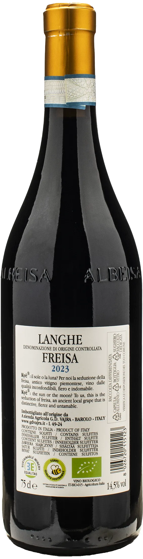 Vajra G.D. Langhe Freisa Kye 2023