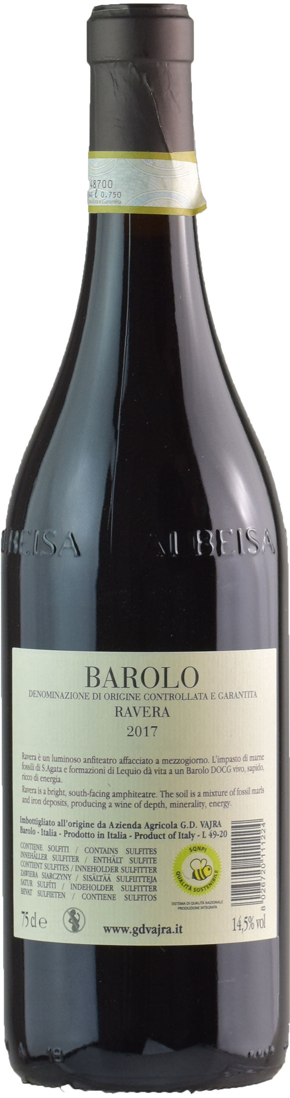 Vajra G.D. Barolo Ravera 2017