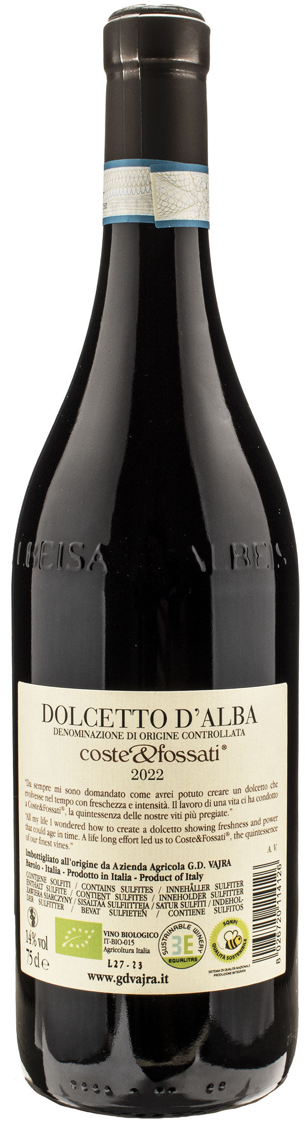 Vajra G.D. Dolcetto d'Alba Coste&Fossati 2022
