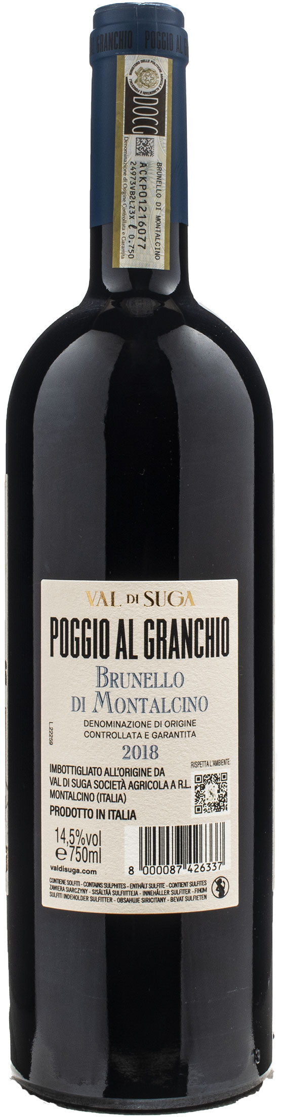 Val di Suga Brunello di Montalcino Poggio al Granchio 2018